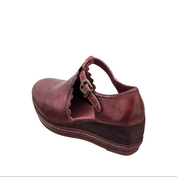 ANTELOPE N14 TAMBRA WEDGE SHOES/ COLOR: BORDEAUX - Picture 5 of 6